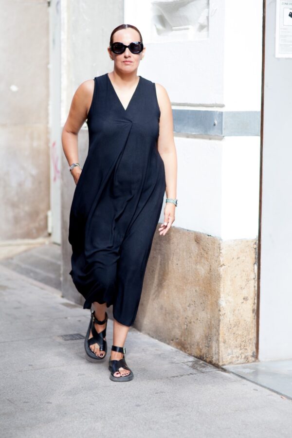 Vestido Mod. Aly Col. Negro