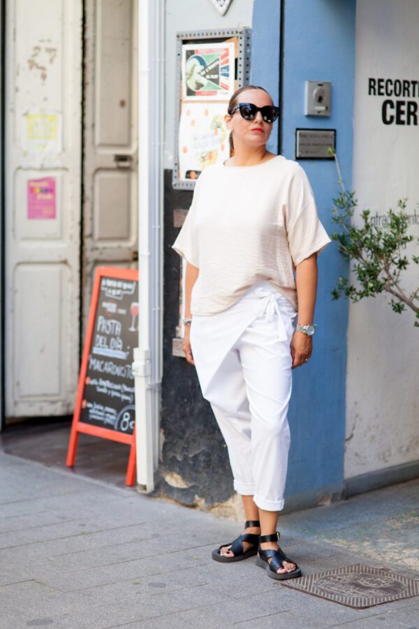 Blusa Mod. Pamela Col. Rosa Palo - Imagen 2