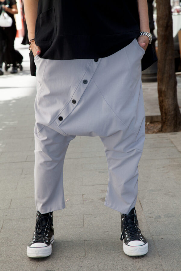 Pantalón Baggy Mod. MARINA Color Gris - Imagen 2