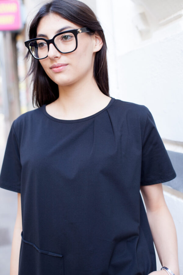 Camiseta Mod. Sabrina Color Negro - Imagen 4