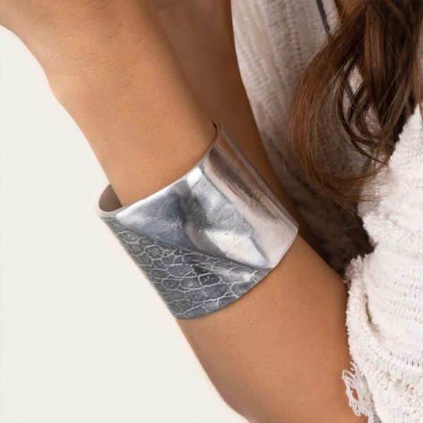 PULSERA BRAZALETE LISO/SERPIENTE - Imagen 2
