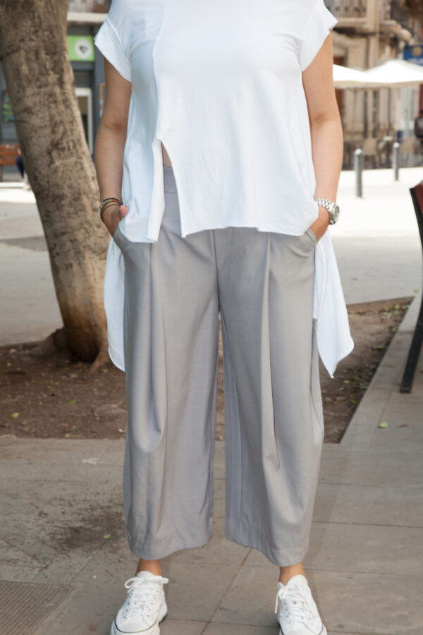 Pantalón Mod. Nancy Color Gris - Imagen 2