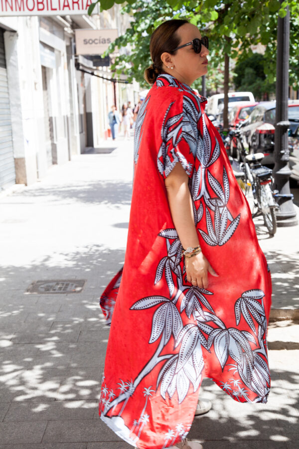 Vestido Mod. Kuka Color Rojo - Imagen 6