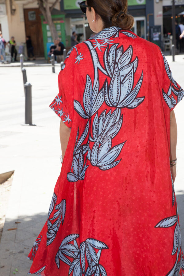Vestido Mod. Kuka Color Rojo - Imagen 3