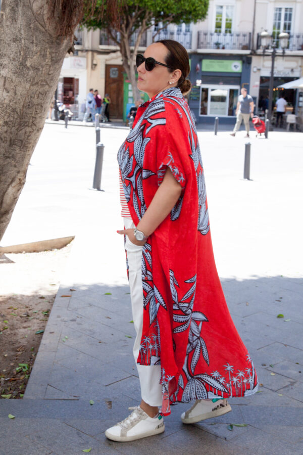 Vestido Mod. Kuka Color Rojo - Imagen 2