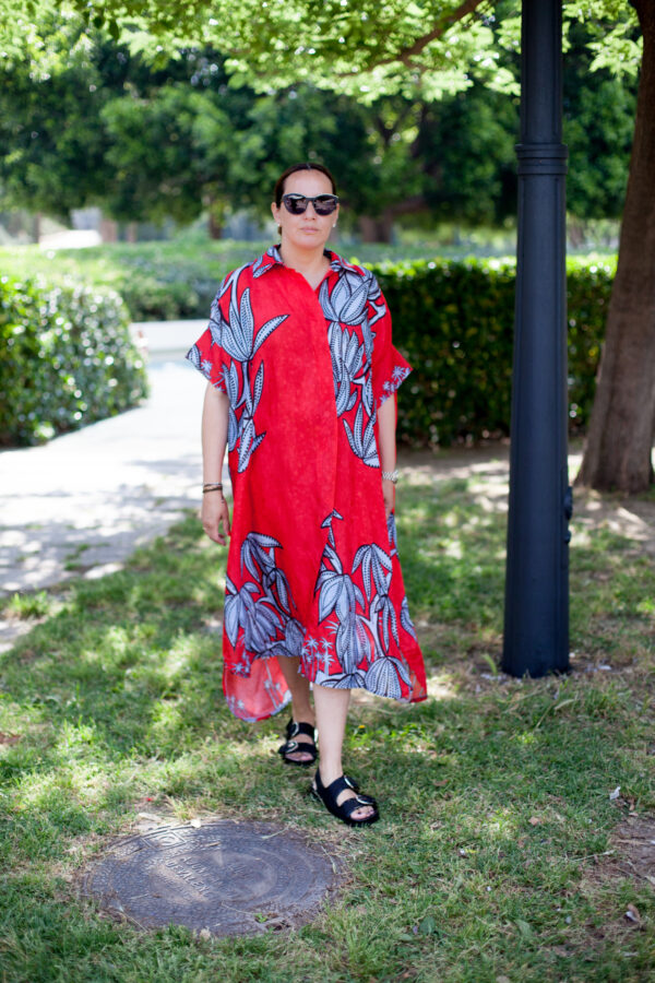 Vestido Mod. Kuka Color Rojo - Imagen 13