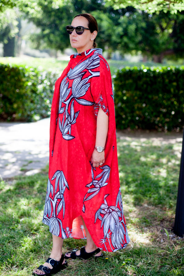 Vestido Mod. Kuka Color Rojo - Imagen 17