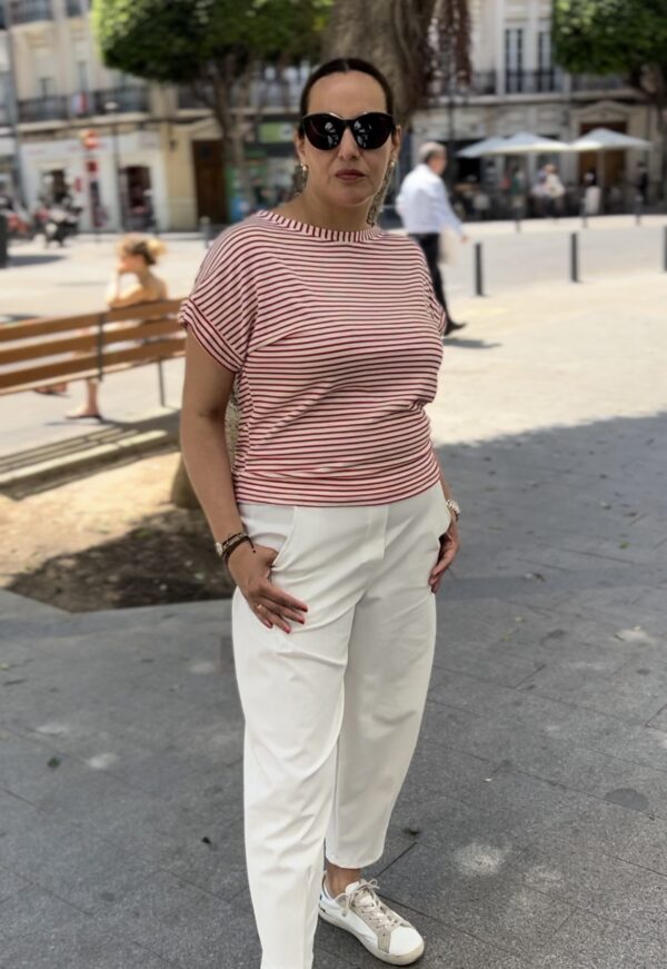 Pantalón Mod. TERRY Color Blanco - Imagen 2