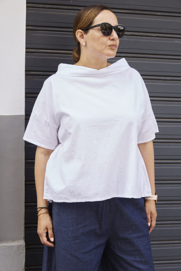 Blusa Mod. Sonia Color Blanco - Imagen 4