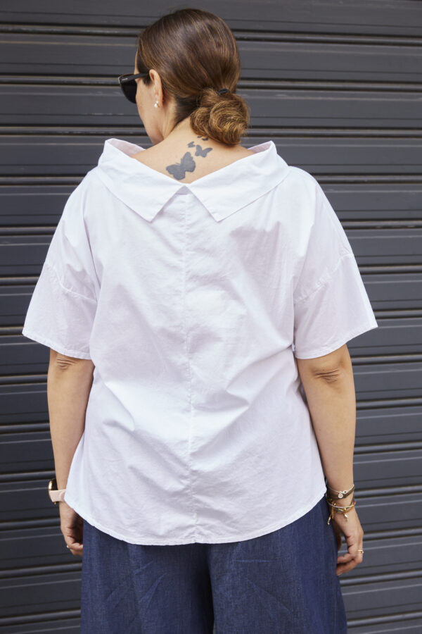 Blusa Mod. Sonia Color Blanco - Imagen 3