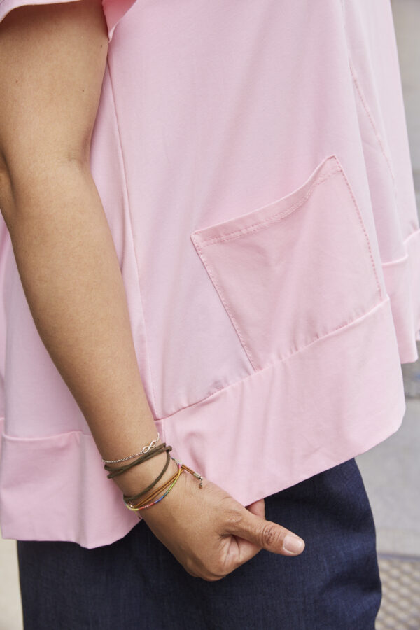 Camiseta Mod. Jessica Color Rosa - Imagen 5