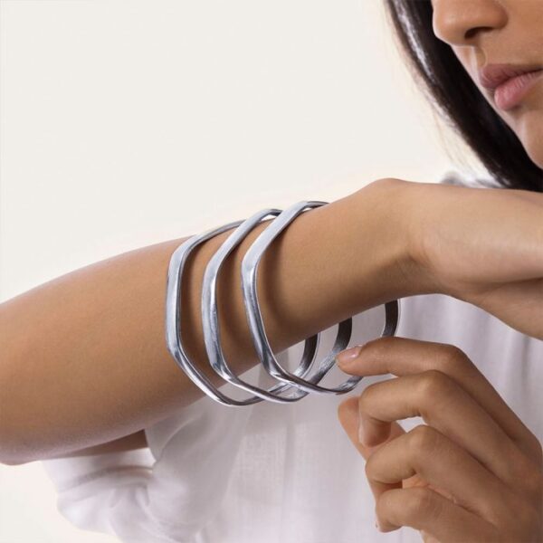 Pulsera Hexagonal 3 pzs