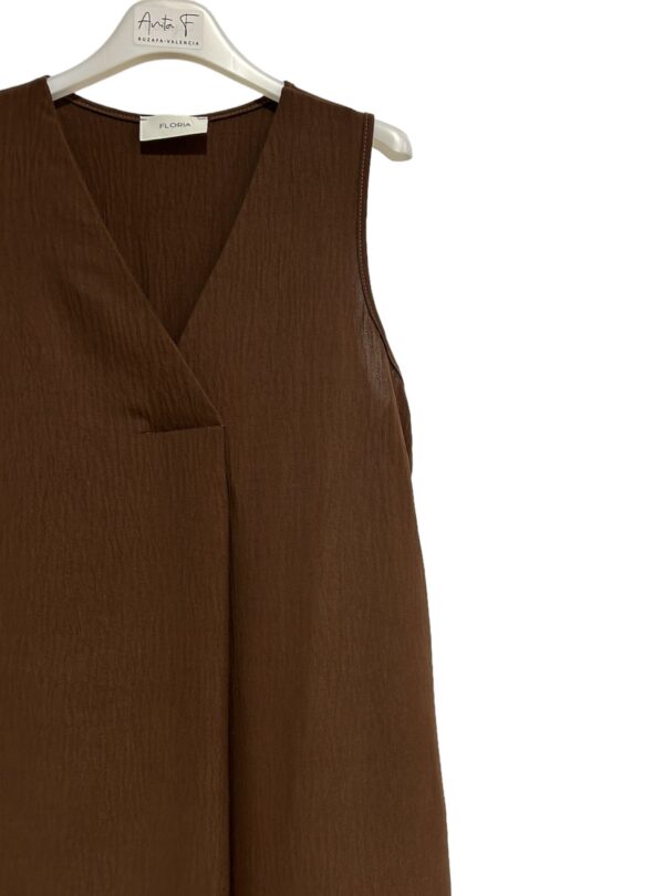 Vestido Mod. Aly Color Marrón - Imagen 2